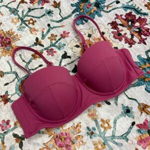 Shade & Shore pink Bralette Bikini Top
